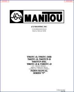 manitou t502tc, manitou manual