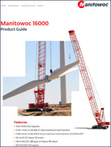 manitowoc 16000 2010 operators manual, manitowoc manual, manitowoc 16000