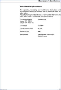 mannesmann dematic cc 2800 installation manual, mannesmann dematic manual, mannesmann dematic dematic