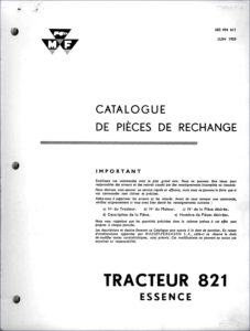 massey ferguson 821 1959 parts catalog, massey ferguson parts catalog, massey ferguson ferguson