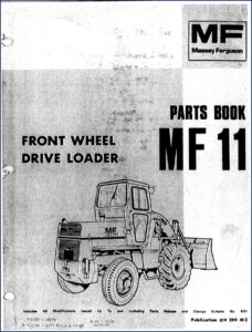 massey ferguson mf 11 1981 parts catalog, massey ferguson parts catalog, massey ferguson ferguson