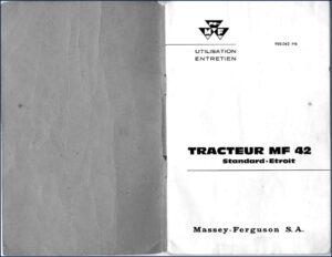 massey ferguson mf 42 operators manual, massey ferguson manual, massey ferguson ferguson