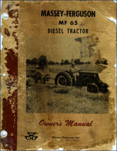 massey, massey-ferguson manual