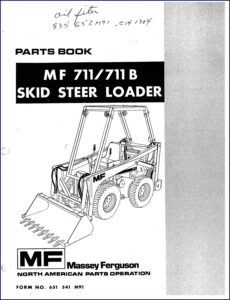 massey ferguson mf 711 / 711 b 1973, massey ferguson parts catalog, massey ferguson ferguson