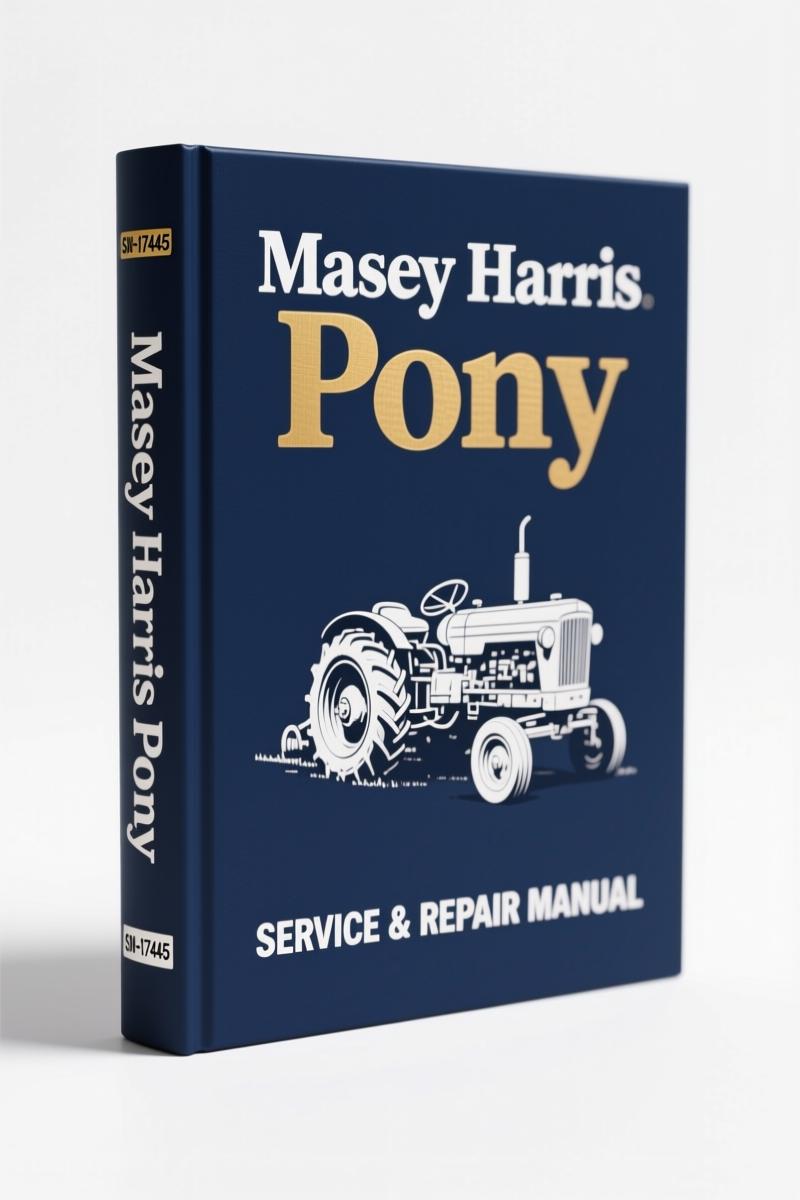 massey harris pony technical manual, massey harris manual, massey harris harris