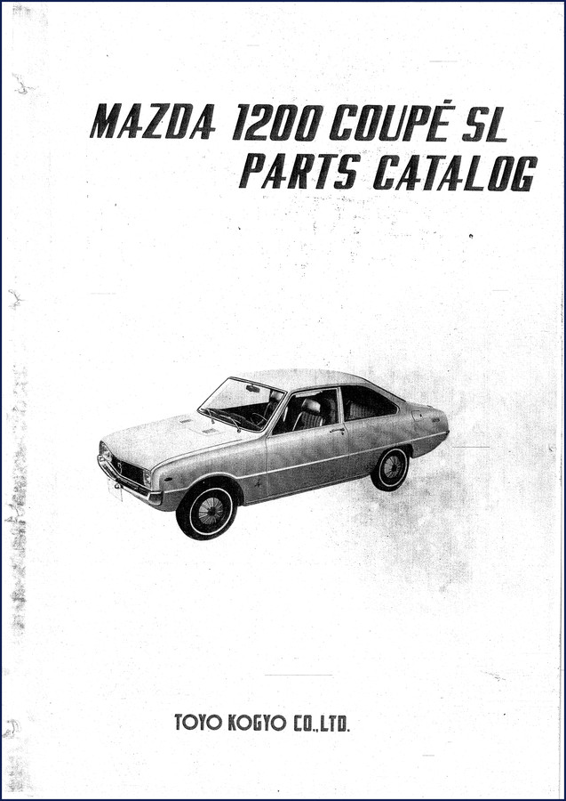 mazda 1200 parts catalog, mazda parts catalog, mazda 1200
