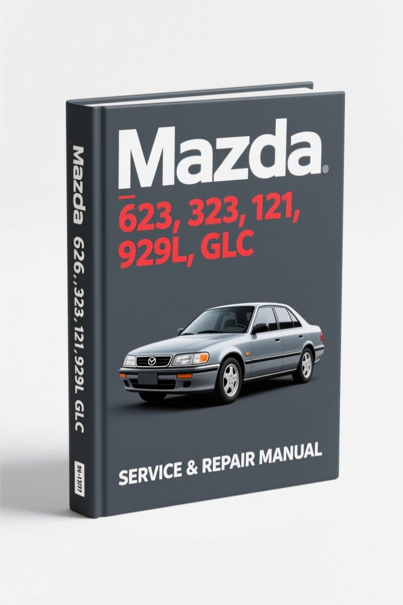 mazda 626, 323, 121, 929l, glc 1980 training, mazda manual, mazda 626,