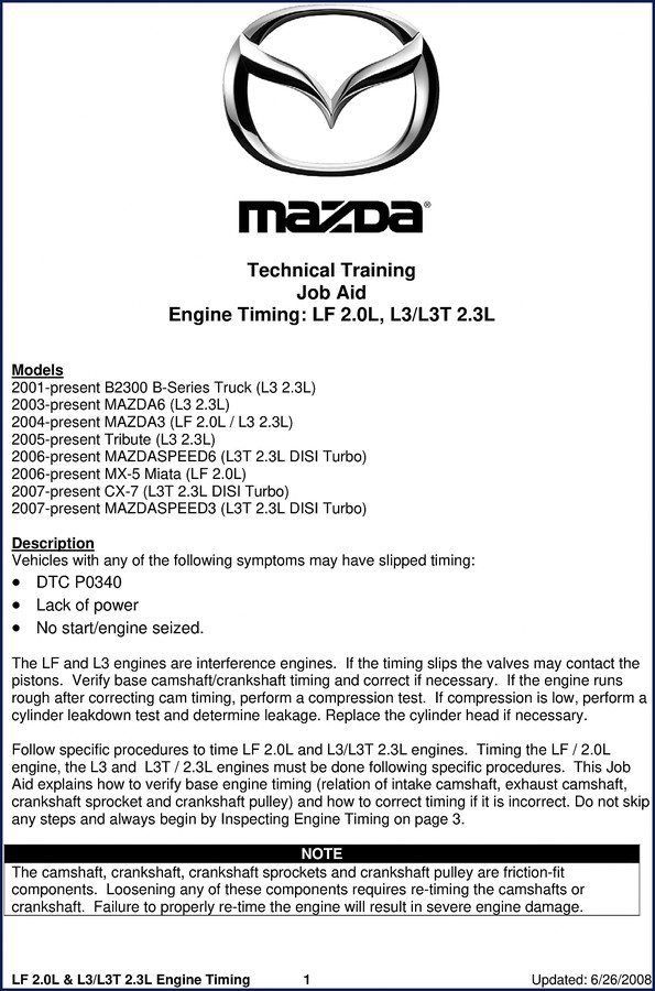 mazda6 b2300 mazda3 tribute mazdaspeed6 2008 training manual, mazda manual, mazda b2300