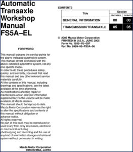 mazda fs5a, mazda manual