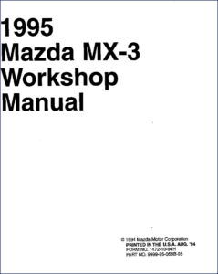 mazda mx, mazda manual