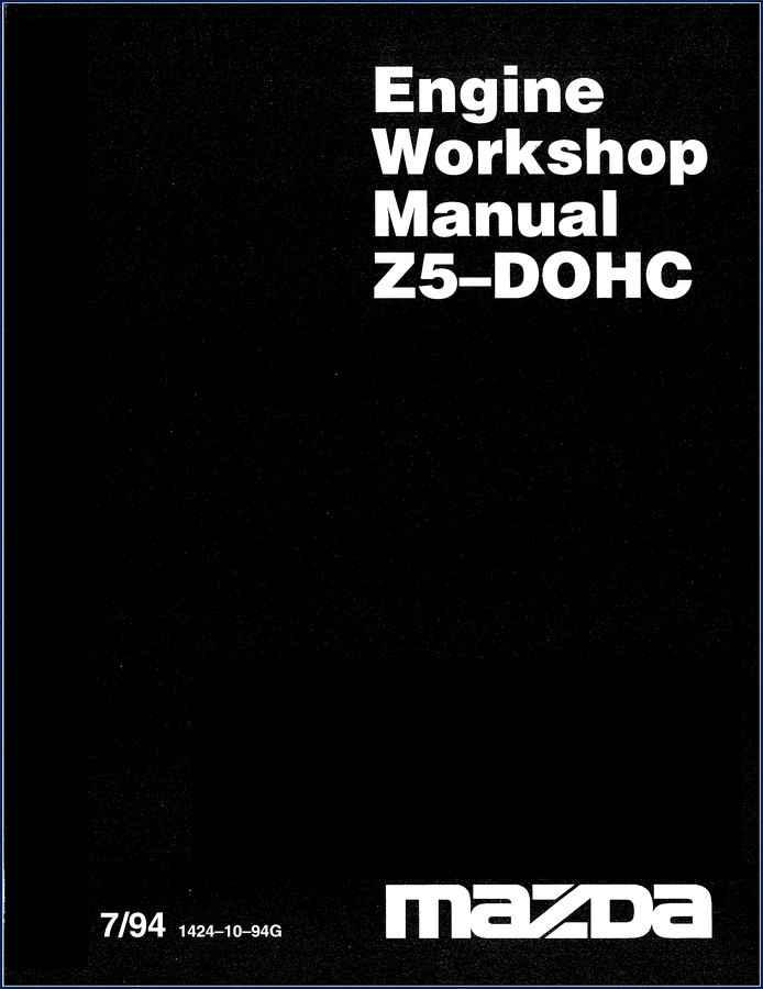 mazda z5 1994 workshop manual, mazda workshop manual, mazda z5