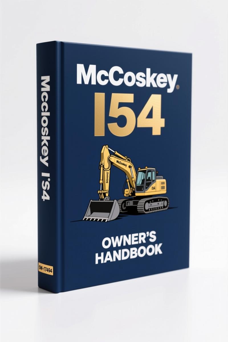 mccloskey i54 operators manual, mccloskey manual, mccloskey i54