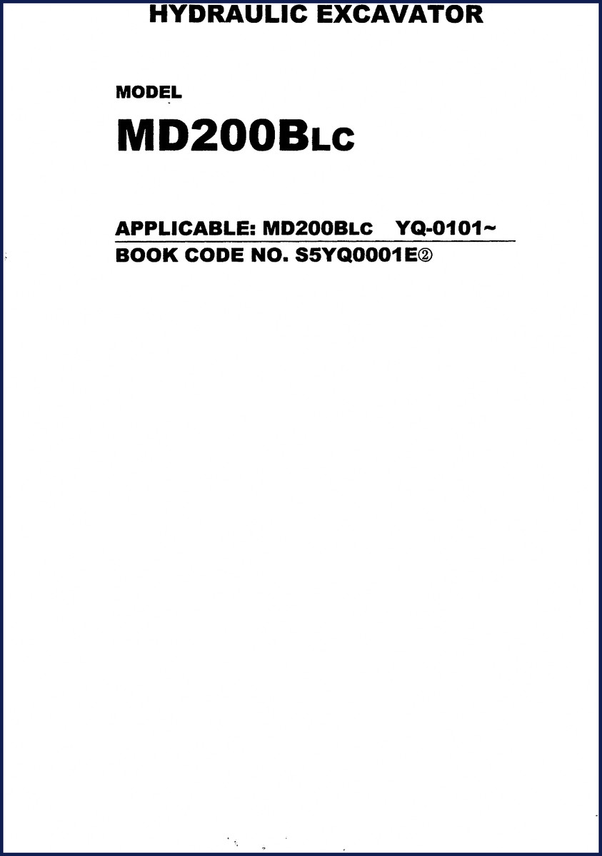 mdi yutani md200b workshop manual, mdi yutani workshop manual, mdi yutani yutani