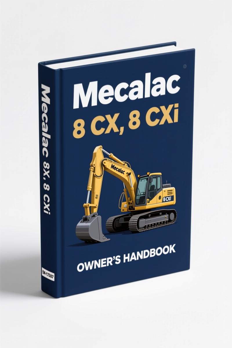 mecalac 8 cx, 8 cxi user manual, mecalac manual, mecalac 8