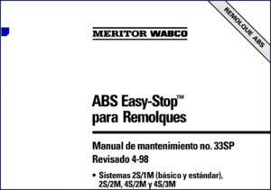 meritor wabco 2s/2m 4s/2m 2s/1m 4s/3m 1998 service, meritor wabco service manual, meritor wabco wabco