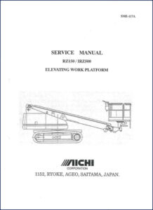 michigan rz150 irz500 service manual, michigan service manual, michigan rz150