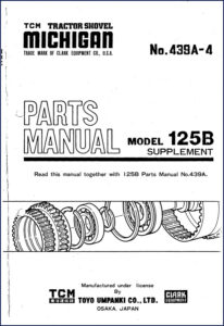 michigan 125b 1976 parts catalog, michigan parts catalog, michigan 125b