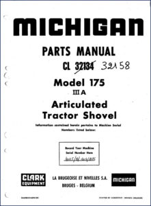 michigan 175 parts catalog, michigan parts catalog, michigan 175