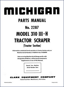 michigan 310 iii, michigan manual, michigan 310