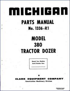 michigan 380 parts catalog, michigan parts catalog, michigan 380