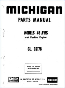 michigan 45 aws parts catalog, michigan parts catalog, michigan 45