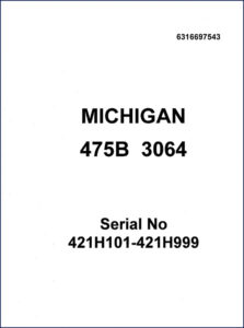 michigan 475b parts catalog, michigan parts catalog, michigan 475b