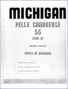 michigan 55 parts catalog, michigan parts catalog, michigan 55