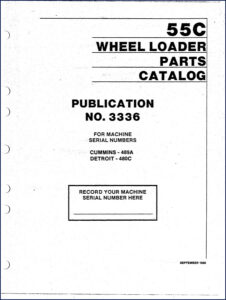 michigan 55c 1988 parts catalog, michigan parts catalog, michigan 55c