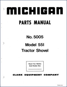 michigan 55i parts catalog, michigan parts catalog, michigan 55i