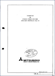 mitsubishi 30t x 24m technical manual, mitsubishi manual, mitsubishi 30t