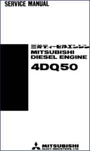 mitsubishi 4dq50 4dq50w service manual, mitsubishi service manual, mitsubishi 4dq50