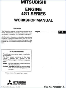 mitsubishi 4g1 series 1995 workshop manual, mitsubishi workshop manual, mitsubishi 4g1