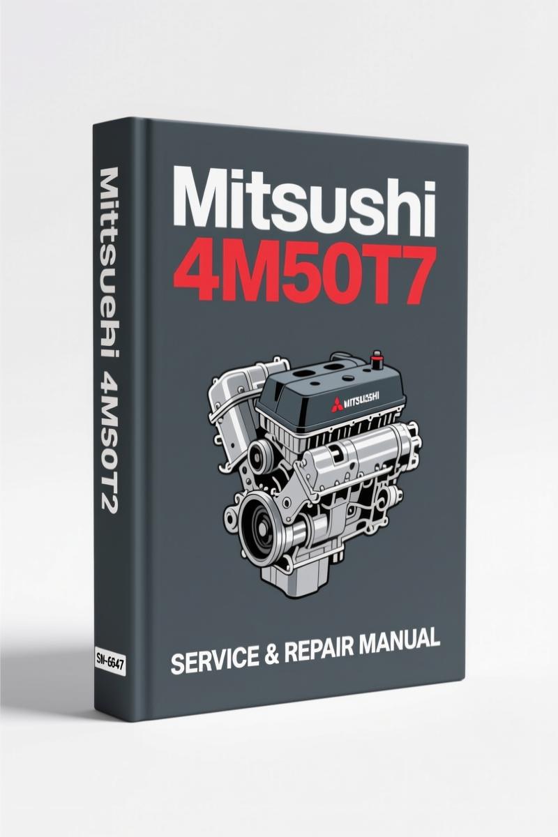 mitsubishi 4m50t7 technical manual, mitsubishi manual, mitsubishi 4m50t7