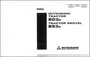 mitsubishi bd2g bs3g service manual, mitsubishi service manual, mitsubishi bd2g