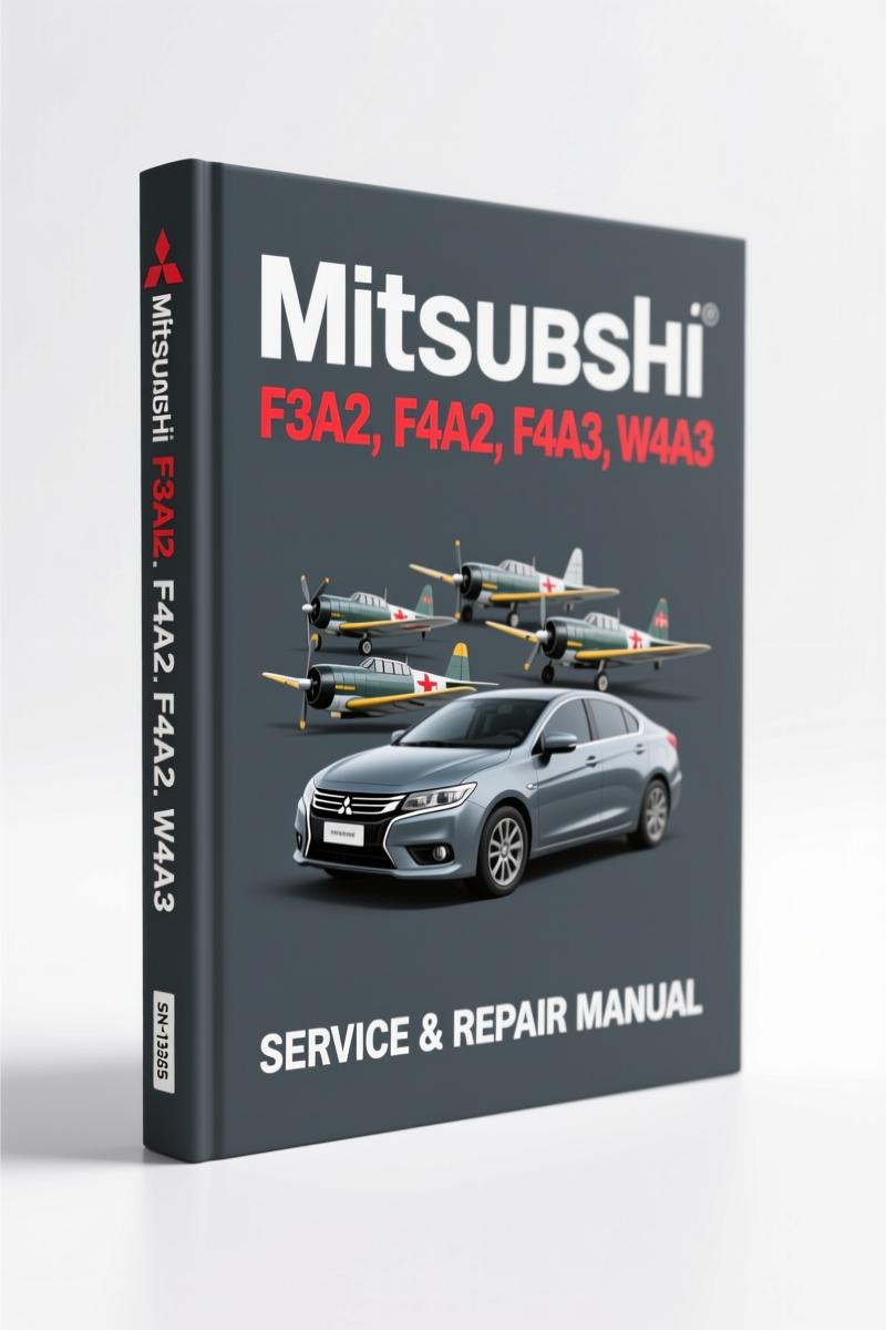 mitsubishi f3a2, f4a2, f4a3, w4a3 1992 service manual, mitsubishi service manual, mitsubishi f3a2,