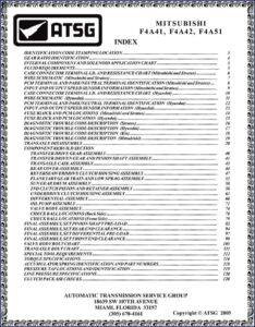 mitsubishi f4a41 f4a42 f4a51 2005 technical manual pdf, mitsubishi manual, mitsubishi f4a41