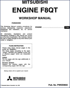 mitsubishi f8qt 1995 workshop manual, mitsubishi workshop manual, mitsubishi f8qt
