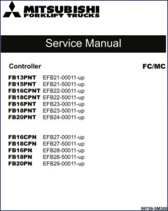 mitsubishi fb13pnt, mitsubishi manual