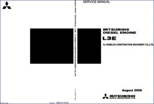 mitsubishi l3e 2006 service manual, mitsubishi service manual, mitsubishi l3e