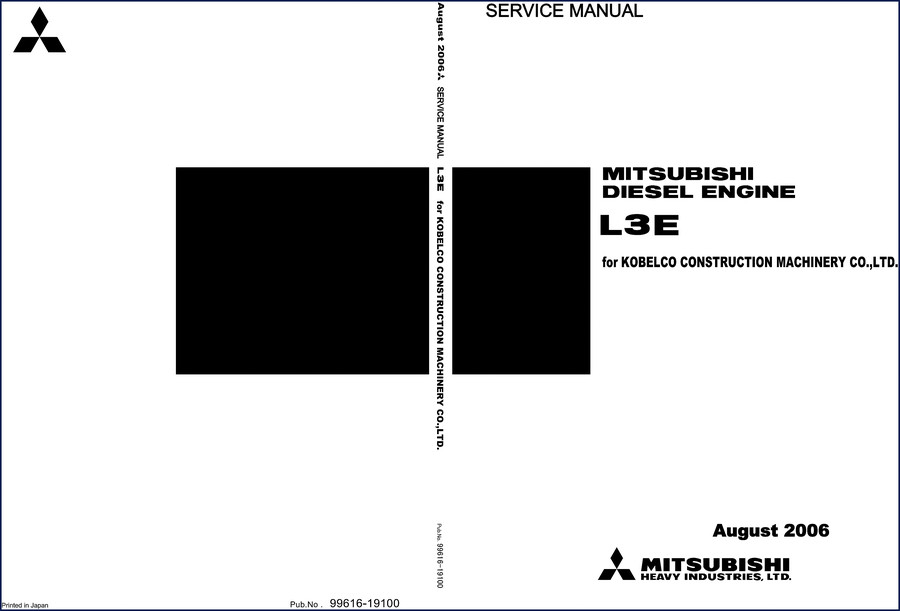 mitsubishi l3e 2006 service manual, mitsubishi service manual, mitsubishi l3e