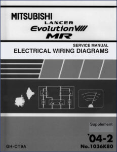 mitsubishi lancer evolution viii mr 2004 service manual, mitsubishi service manual, mitsubishi lancer
