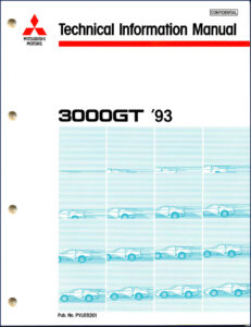 mitsubishi motors 3000gt 1992 technical manual, mitsubishi motors manual, mitsubishi motors motors