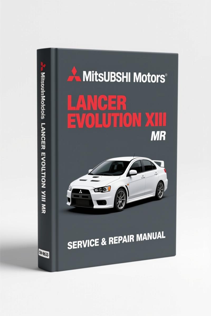 mitsubishi lancer evo viii mr 2004 technical manual, mitsubishi motors manual, mitsubishi motors lancer