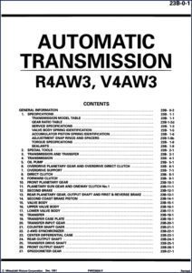 mitsubishi motors r4aw3, v4aw3 1997 service manual, mitsubishi motors service manual, mitsubishi motors motors