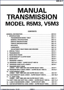 mitsubishi motors r5m3, v5m3 2000 service manual, mitsubishi motors service manual, mitsubishi motors motors