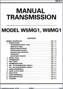 mitsubishi motors w5mg1 w6mg1 1995 service manual, mitsubishi motors service manual, mitsubishi motors motors