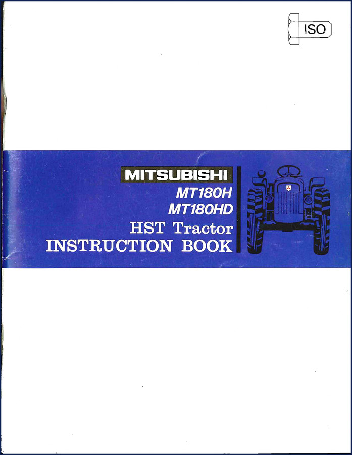 mitsubishi mt180h, mt180hd, mt180dh user manual, mitsubishi manual, mitsubishi mt180h,