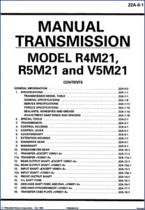 mitsubishi r4m21, r5m21, v5m21 1998 service manual, mitsubishi service manual, mitsubishi r4m21,