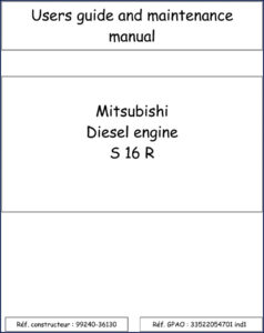 mitsubishi s16r user manual, mitsubishi manual, mitsubishi s16r