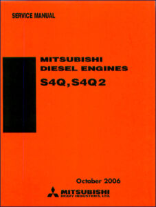 mitsubishi s4q, s4q2 2006 service manual, mitsubishi service manual, mitsubishi s4q,